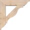 Ekena Millwork Funston Traditional Smooth Bracket w/ Offset Brace, Douglas Fir, 7 1/2"W x 30"D x 30"H BKT0806X30X30FST01SDF - alternate 3